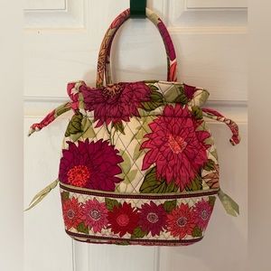 Vera Bradley drawstring handbag in Dahlia